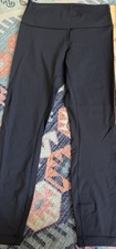 NWOT Lululemon Women's Wunder Under High-Rise Black Leggings - Size 8 picture