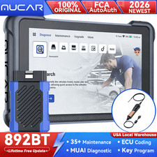 MUCAR 892BT OBD2 MU-AI Full Diagnostic Scanner CANFD/DOIP 35+Resets W/ Endoscope picture