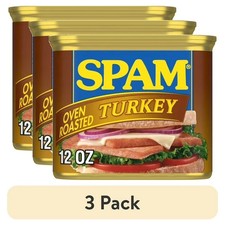 (3 pack) SPAM Oven Roasted Turkey, 12 oz Can Fast Delivery picture