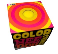 Authentic NeeDoh Color Change Yellow Fidget Toy by Schylling Sensory Stress Ball picture