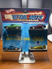 1985 Hot Wheels Ultra Hots 4-Pack Super Rare BMW Porsche Ferrari Sealed Vintage picture