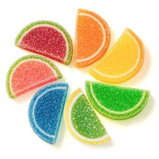 Assorted Jelly Fruit Slices Soft Chewy Gummy Premium Quality by NY Spice 8oz-5lb picture