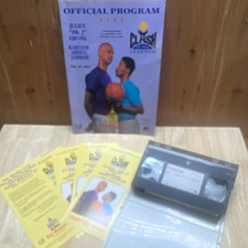 Rare Vintage 1992 Trump Taj Mahal Basketball Program, 5 Flyers & VHS picture