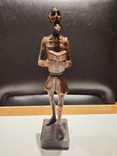 Vintage Hand-Carved Wooden Don Quixote Figurine Ouro Artesania Spain picture