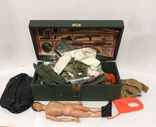 Vintage 1964 Hasbro GI Joe Lot Figure Footlocker Uniforms Gear Accessory picture