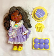 Vintage Cherry Merry Muffin Doll & Accessories - Greta Grape - 1980s Mattel picture