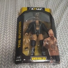 AEW Unrivaled Collection The Butcher Action Figure Boxed Black 8+ Wrestling New picture