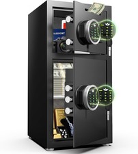 Second Hand 6.0 Cub Large Safe Box with Deposit Slot, Double Door Digital Safe picture