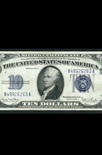 $10 1934d ((VF+/XF)) Silver Certificate ** PAPER CURRENCY AUCTION picture