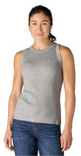 Carhartt Women's TENCEL™ Fiber Series Fitted Ribbed Tank Heather Gray Size L picture