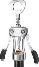 KORCCI Silver Wing Corkscrew, Multifunctional Wine & Beer Bottle Opener picture