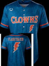 NEW Indianapolis Clowns FLASH THA KID Jersey US sizes X421 picture