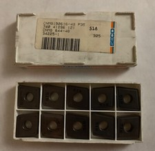 SECO Carbide Inserts - CNMG190616-48 P35 - CNMG 644-48 518 - Qty. 10 - NEW picture
