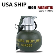M67 Frag Gren Tactical Body Model Dummy Frag Quick Release Stun Army Military picture