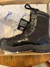 Galls Hi Gloss Tactical Duty Boots Black Men’s US 12 Medium FX081 picture