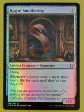 FOIL Rug of Smothering x1 Commander Legends: Battle for Baldur's Gate 1x MTG picture