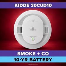 Kidde Smoke and Carbon Monoxide Detector 10-year Battery Powered Led 30CUD10 picture