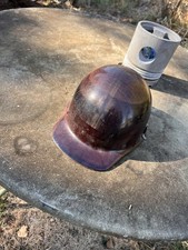 Vintage  MSA Skullgard Fiberglass Brown  Hard Hat USA Great Con  Class A picture