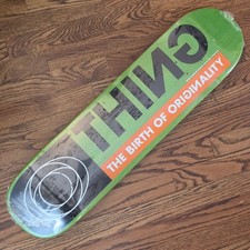 Vintage 2001 Element Skateboard Deck Thing Shovel Nose Green Rare 2000s OG NOS picture