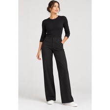 Lululemon City Sleek 5 Pocket Wide Leg Pant Black Size 28 picture