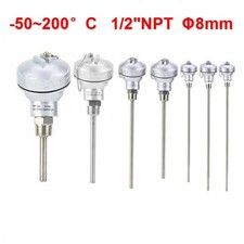 RTD PT100 Temperature Sensor Probe 1/2