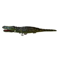 Vintage German Tin Litho Alligator Crocodile Wind Up Toy 15
