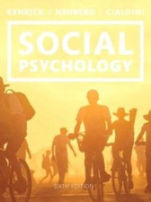 Social Psychology: Goals in Interaction (6th Edition) - Hardcover - GOOD picture