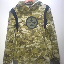 NIKE PITTSBURGH STEELERS SALUTE TO SERVICE HOODIE NFL YOUTH XL ON FIELD picture