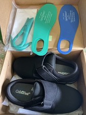 Orthofeet Shoe Wichita Arch Boosters Womens X-Wide 9,  Black 825, New picture