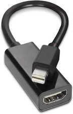 LOT Mini DisplayPort to HDMI Adapter 4K/1080P Mini DP Male to HDMI Female Black picture