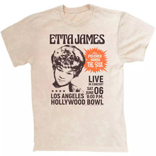 VTG Etta James T-shirt  Miss Peaches At Hollywood Bowl EN231 picture