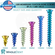 GBR Self Tapping Titanium Membrane Fixation Screw Dental Dentistry Ø1.4 Ø1.6 Ø2 picture