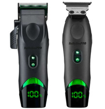 BaByliss Pro x Tomb45 Clipper Trimmer COMBO Black Green - BRAND NEW picture