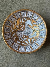 Vintage MCM Fratelli Fanciullacci Bowl Gold & White  10