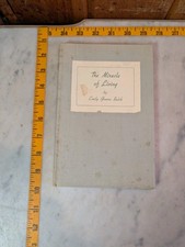 SIGNED Emily Greene Balch / The Miracle of Living HC Book 1941 Nobel Prize picture