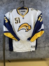 Vintage Reebok Buffalo Sabres CCM NHL Jersey Men's White XL Brian Campbell #51 picture