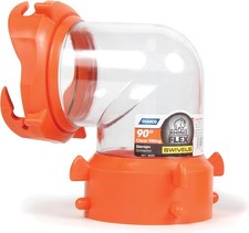 39857 RhinoFLEX Clear 90 Degree Sewer Hose Swivel Fitting picture