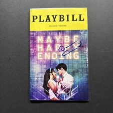 Darren Criss Signed Maybe Happy Ending Broadway Playbill C picture
