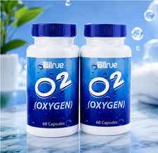O2 Oxygen Supplement 120 Capsules 2 Pack Healthy Oxygen Levels Cellular Support picture