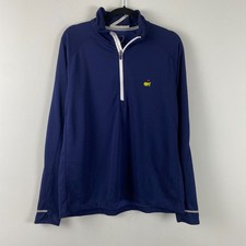 Zero Restriction Masters 1/4 Zip Pullover Mens Large Navy Blue picture
