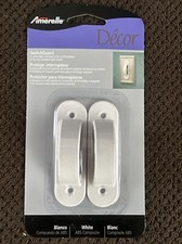 Amerelle SG1 Switch Guard Light Lock Child Safety Universal White Set of 2 NEW picture