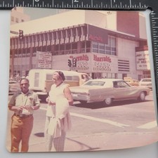 Harrah's Casino and Restaurant Couple Street View 1970s Vintage Photo picture