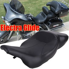 Low-Profile Driver Passenger Seat Pillion For Harley Electra Glide Ultra Classic picture