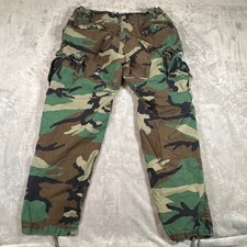 Rothco Military Woodland Camo Ripstop Cargo Pants Large Long 8415-01-084-1714 picture