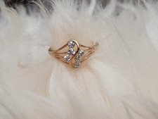 Vintage Unworn Samuel Aaron (THL)  Natural Diamond Bridal Set - 18k GL, size 8 picture