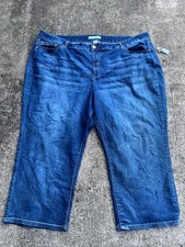 Est. 1946 Denim Classic Jeans Size 28W Dark Wash Rhinestone Pockets picture