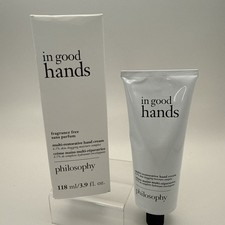 PHILOSOPHY ~ In Good Hands ~ Fragrance-Free Restorative Hand Cream ~ 3.9 oz picture