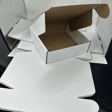 Small White Box 6 X 6 X 2 Inch 100 Pack Recyclable Gift Boxes picture