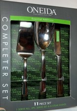 Oneida Essential Additions Stainless 11-pc Completer Set-Includes 8 Steak Knives picture