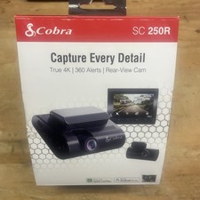Cobra Smart Dual View Front and Rear Dash Cam (SC 250R) 360 Alerts picture